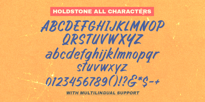 Holdstone Font Poster 5