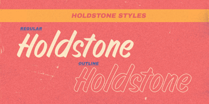 Holdstone Font Poster 2
