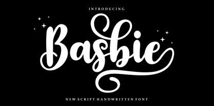 Basbie Font Poster 1