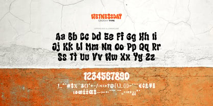 Wetnessday Font Poster 6