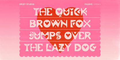 Falove Font Poster 2