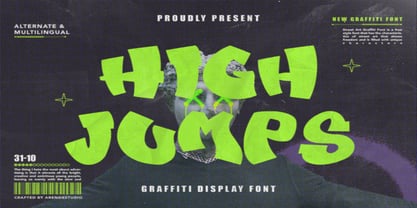 High Jumps Font Poster 1