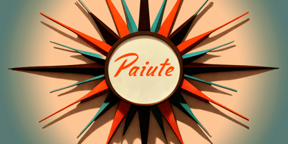 Paiute Font Poster 1
