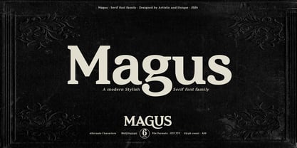 Magus Font Poster 1