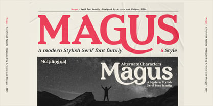 Magus Font Poster 2