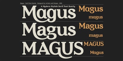 Magus Font Poster 5