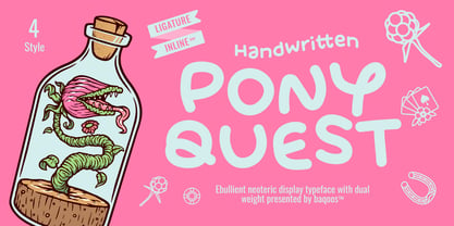 Pony Quest Font Poster 1