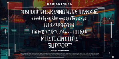 Radiantnexa Fuente Póster 7