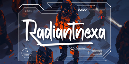 Radiantnexa Fuente Póster 1