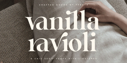 Vanilla Ravioli Font Poster 1