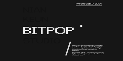 Bitpop Font Poster 1