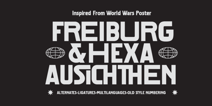 Fd Freiburg Font Poster 1