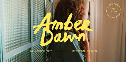 Amber Dawn Font Poster 1