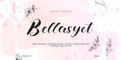 Bellasyet Font Poster 1