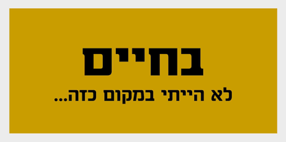 Netanya MF Font Poster 4