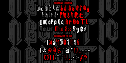 Necrotic Font Poster 11