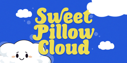 Lovie Cloud Font Poster 2