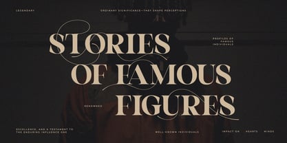 Cufatte Elegant Serif Font Poster 2