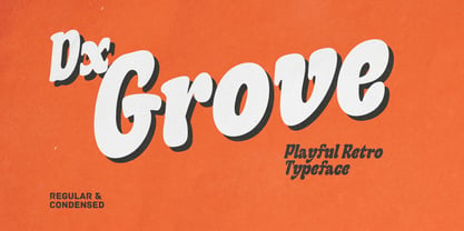 Dx Grove Font Poster 1