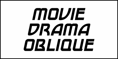 Movie Drama JNL Font Poster 4