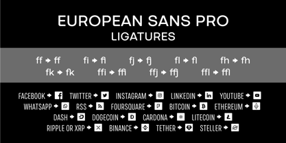 European Sans Pro Fuente Póster 8