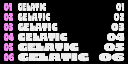 Gelatic Font Poster 6