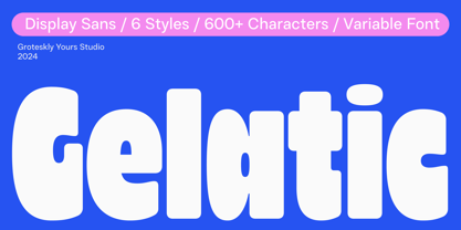 Gelatic Font Poster 1