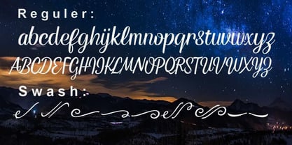 Alpenable Script Font Poster 8