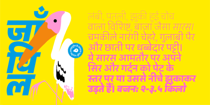 Peridot Devanagari Font Poster 2