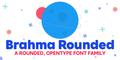 Brahma Rounded Font Poster 1