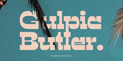 Gulpic Butler Font Poster 1