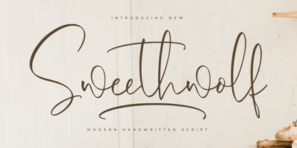 Sweethwolf Font Poster 1