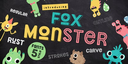 Fox Monster Font Poster 1