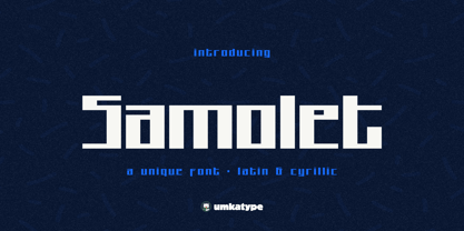 Samolet Font Poster 8