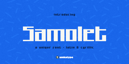 Samolet Font Poster 1