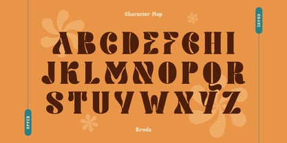 Broda Font Poster 2