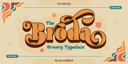 Broda Font Poster 1