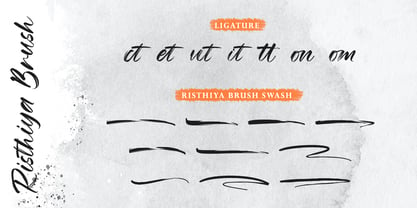 Risthiya Brush Fuente Póster 6