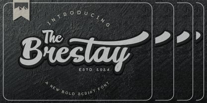 Brestay Font Poster 1