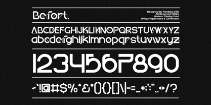 Befort Font Poster 12