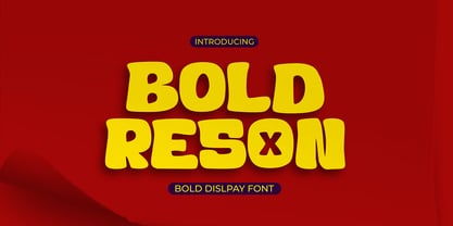 Bold Reson Font Poster 1