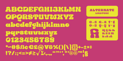 Cuthick Font Poster 12