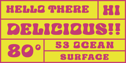 Cuthick Font Poster 11