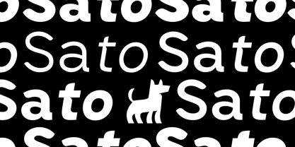 Sato Font Poster 1