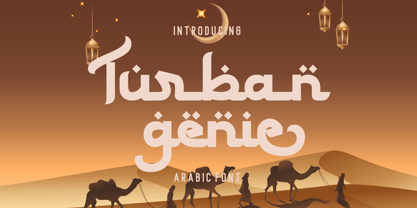 Turban Genie Font Poster 1