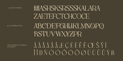 Masconia Font Poster 8