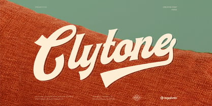 Clytone Font Poster 1