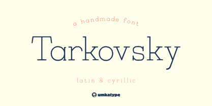 Tarkovsky Font Poster 1