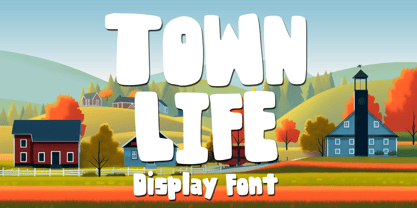 Town Life Font Poster 1