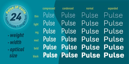 Pulse JP Font Poster 2